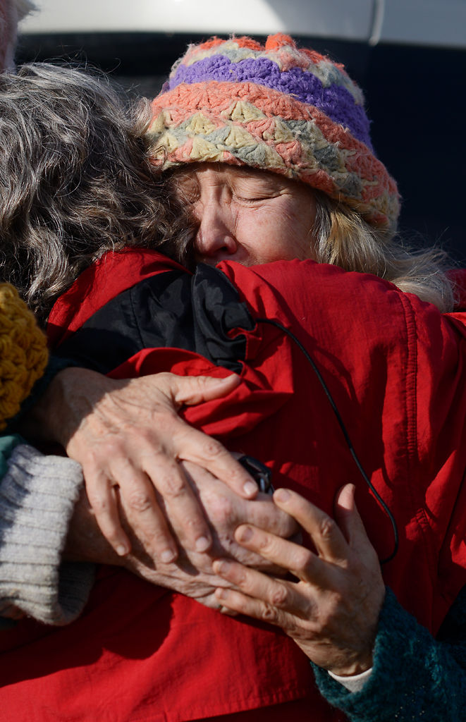 Sutu Forté embraces Michelle Johnstone